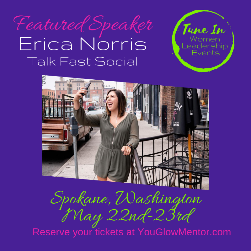 Tune in event speaker - Erica