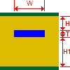 非對稱帶狀線寄生電容和寄生電感計算器